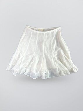 Alt A White Mini Skirt S